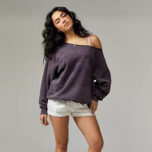 Urban Outfitters Champions Off the Shoulder Sweatshirt